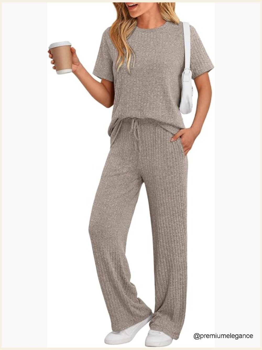 Women's 2 Piece Lounge Shorts Set Casual Travel Outfit